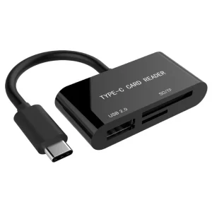 Leitor de Cartões Gembird Usb Type-C Sdxc Combo