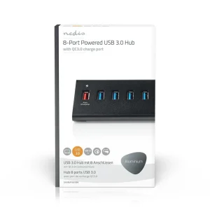 Hub Usb 8 Portas Alimentado Por Usb 3.0 Qc3.0