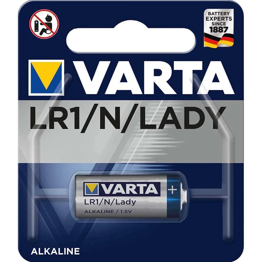 Pilha Alcalina Lr1/N 1.5v 880ma Blister Varta