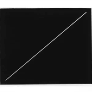 Módulo Controlo Edge Lit C/ 2 Teclas Tácteis Preto