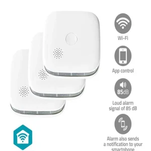 Detetor de Fumo Wifi Smartlife Alimentado Por