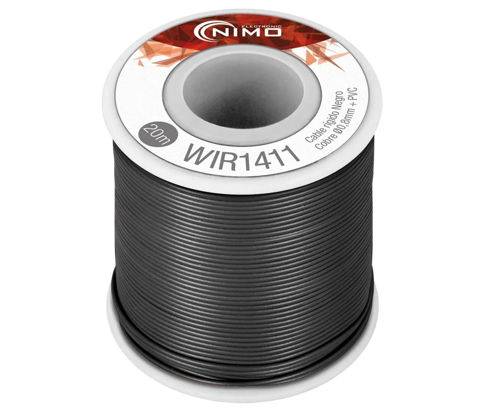 Bobine Fio Rigido Cobre 0,8mm P/ Montagens 20m