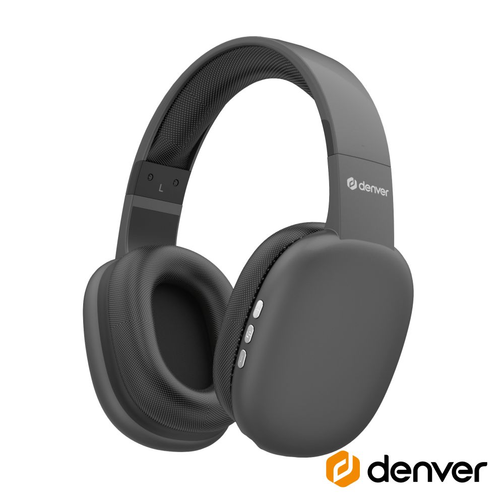Auscultadores Bluetooth S/ Fios Preto Mic DENVER