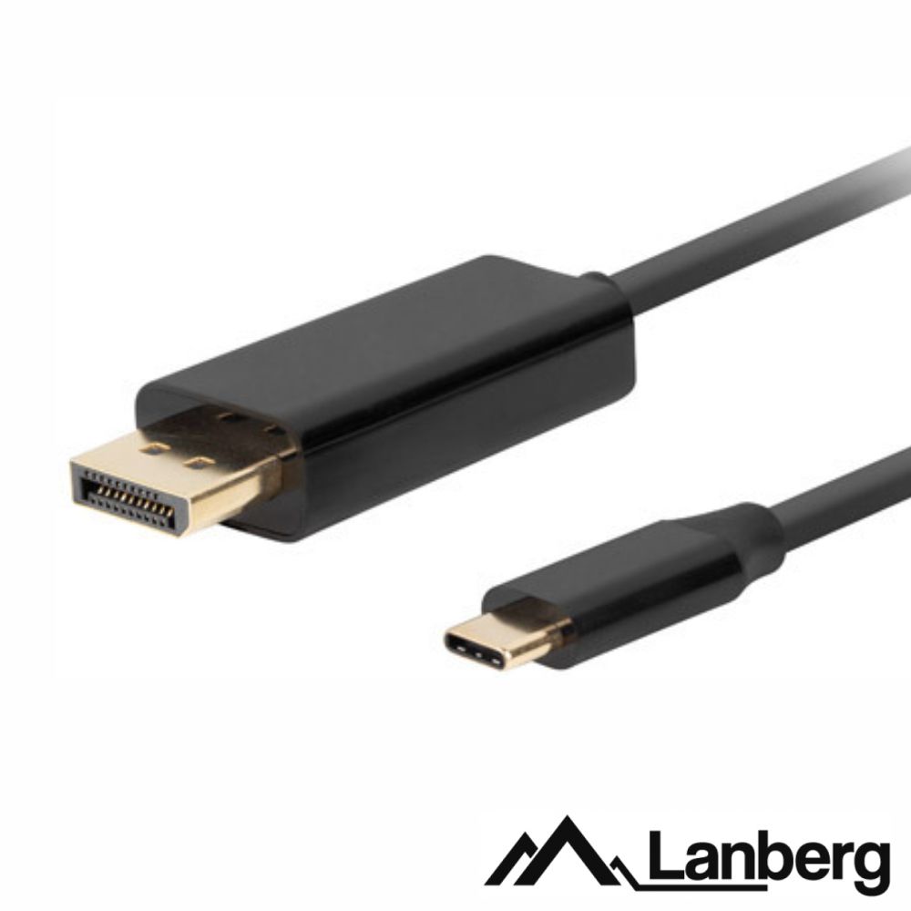 CA-CMDP-10CU-0018 Cabo USB-C 3.2 macho / DISPLAYPORT macho 1,8 mt. LANBERG
