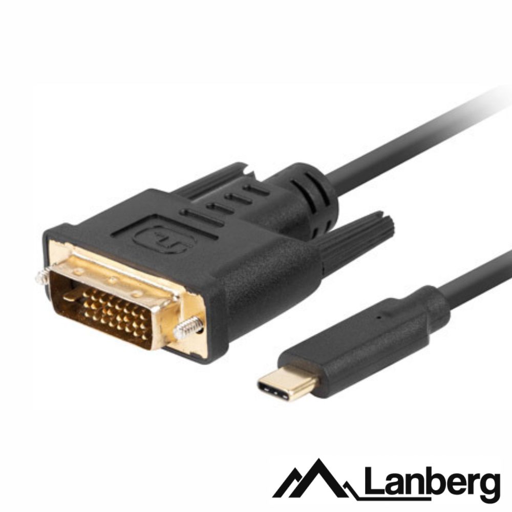 Cabo USB-C 3.2 Macho / DVI-D Macho 1.8m LANBERG
