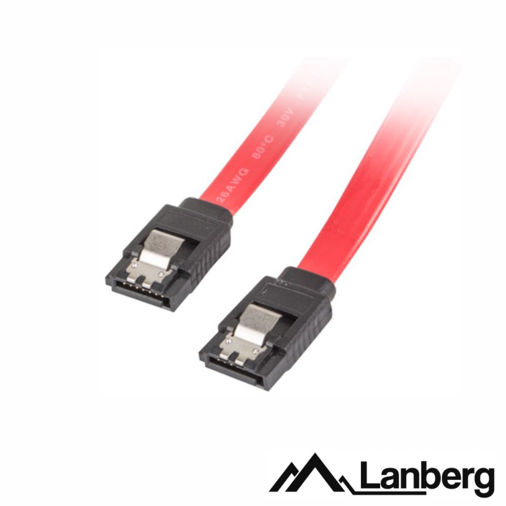Cabo Dados SATA C/ Bloqueio 0.5m LANBERG