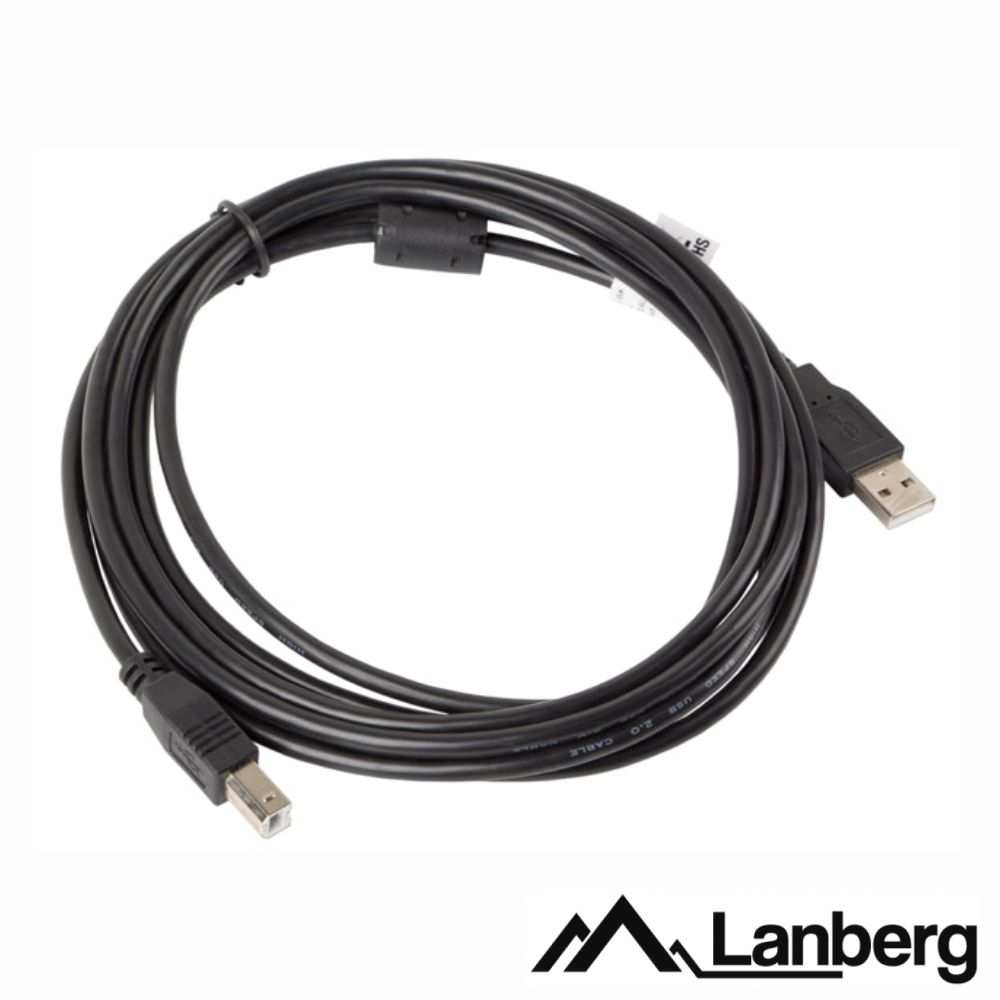 Cabo USB-A 2.0 Macho / USB-B Macho 3m LANBERG