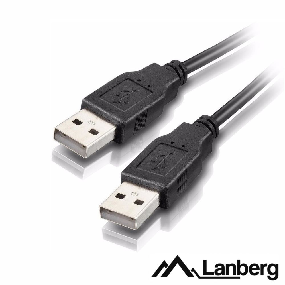 Cabo USB-A 2.0 Macho / USB-A Macho 1.8m LANBERG
