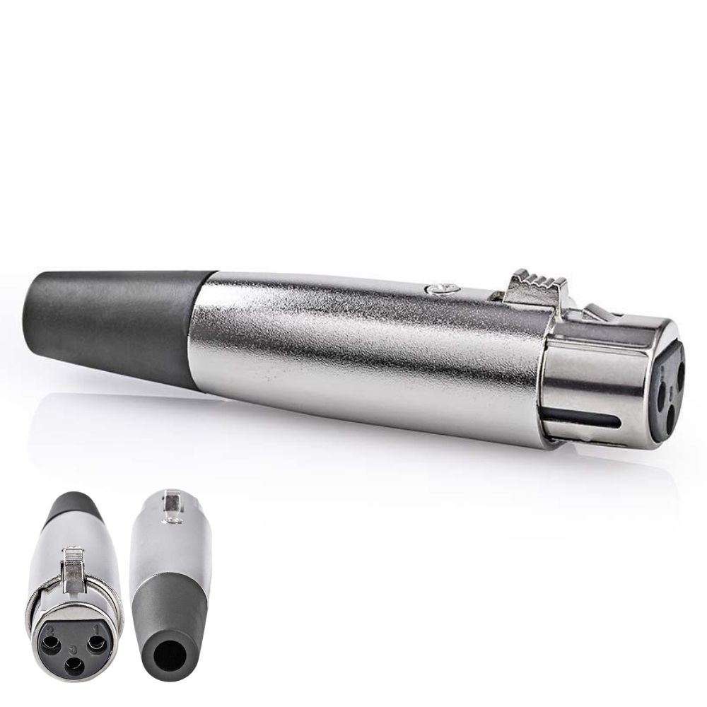 Ficha XLR 3p Fêmea
