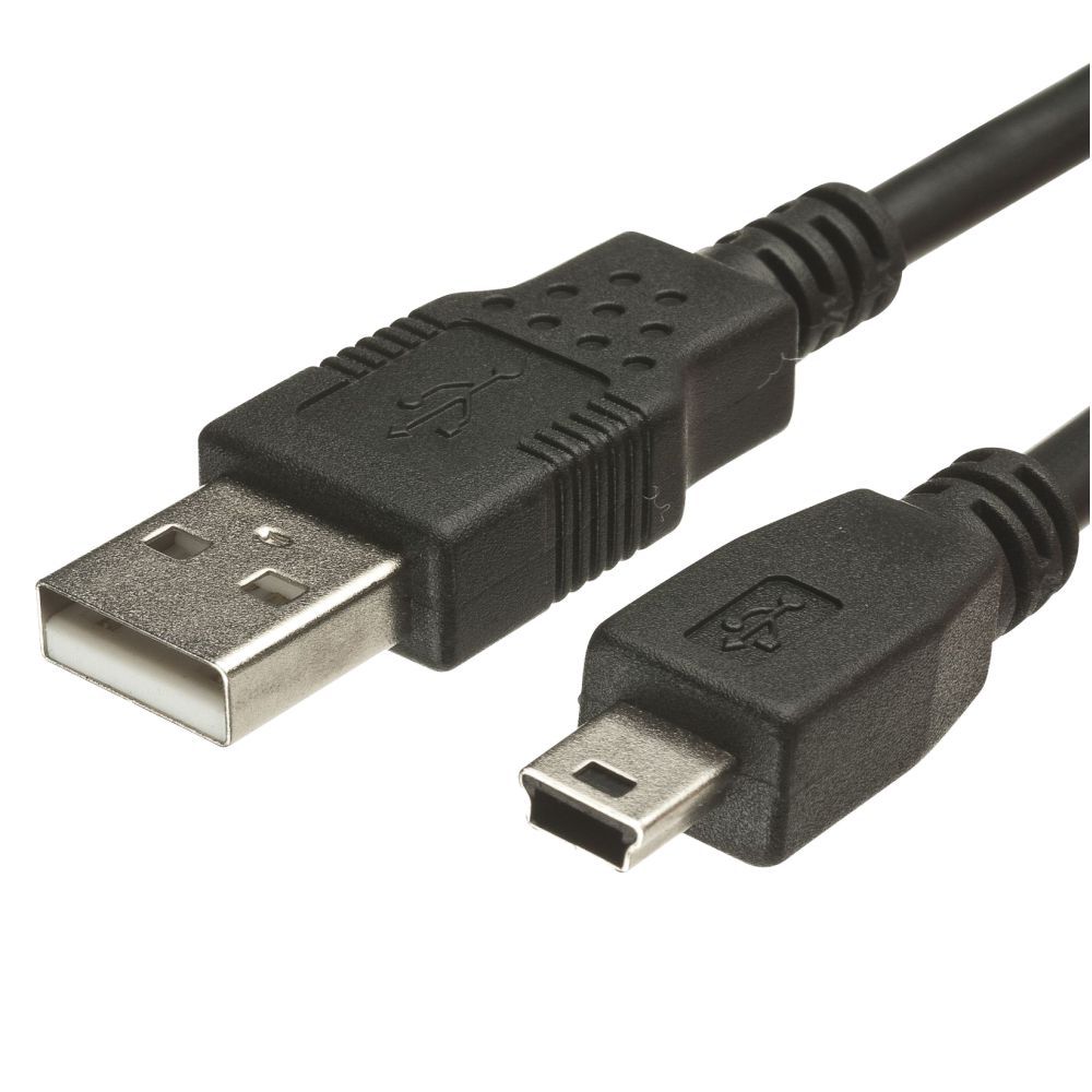 CCGL60300BK50 Cabo usb-a 2.0 macho / mini usb-b macho 5M
