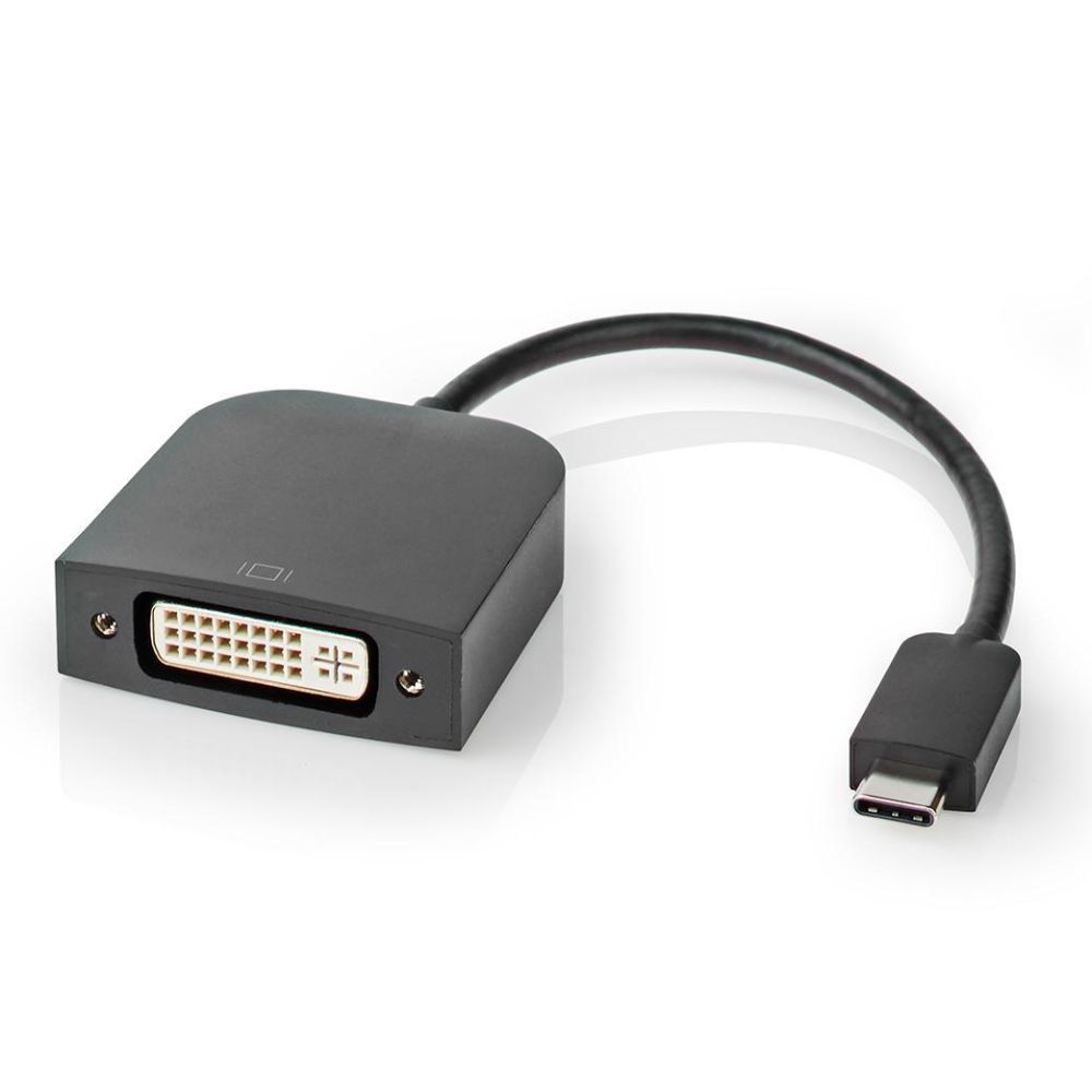 Adaptador USB-C Macho / DVI-D 24+1 Fêmea Preto NEDIS
