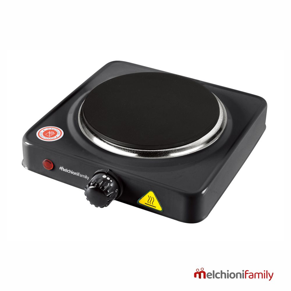 Fogão Elétrico 1 Placa Preto 1000W MFAMILY
