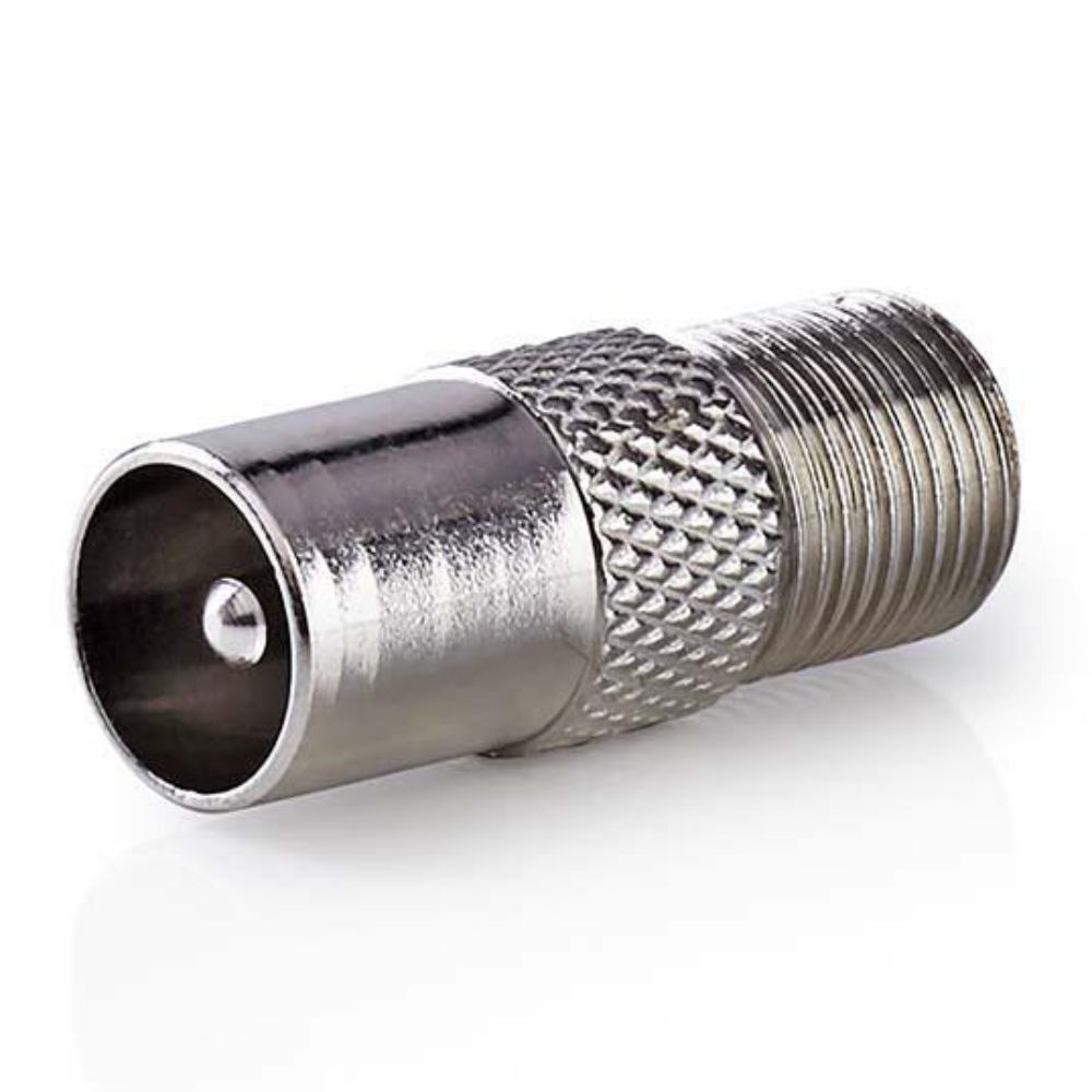 Ficha Adaptadora F Fêmea / Coaxial Macho