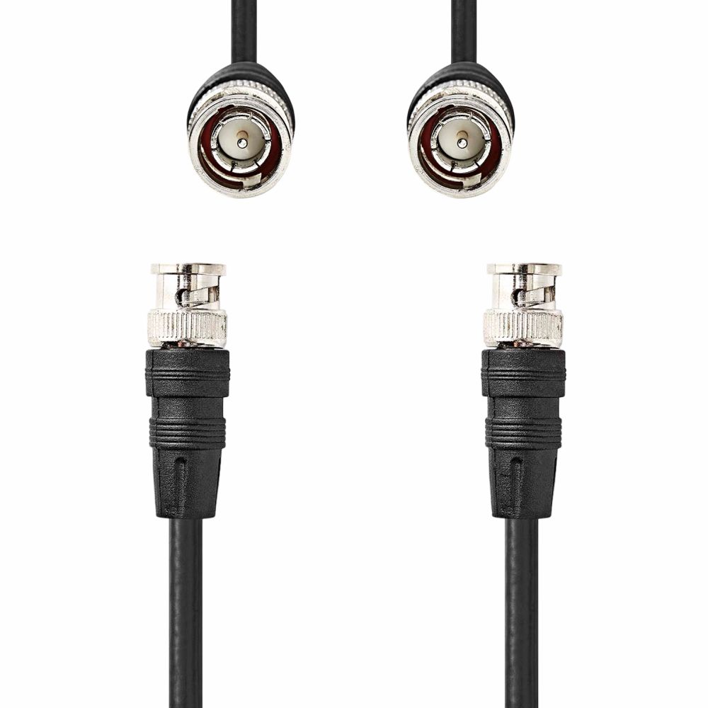 CVGL01000BK10 Cabo bnc macho / bnc macho 75r 1m