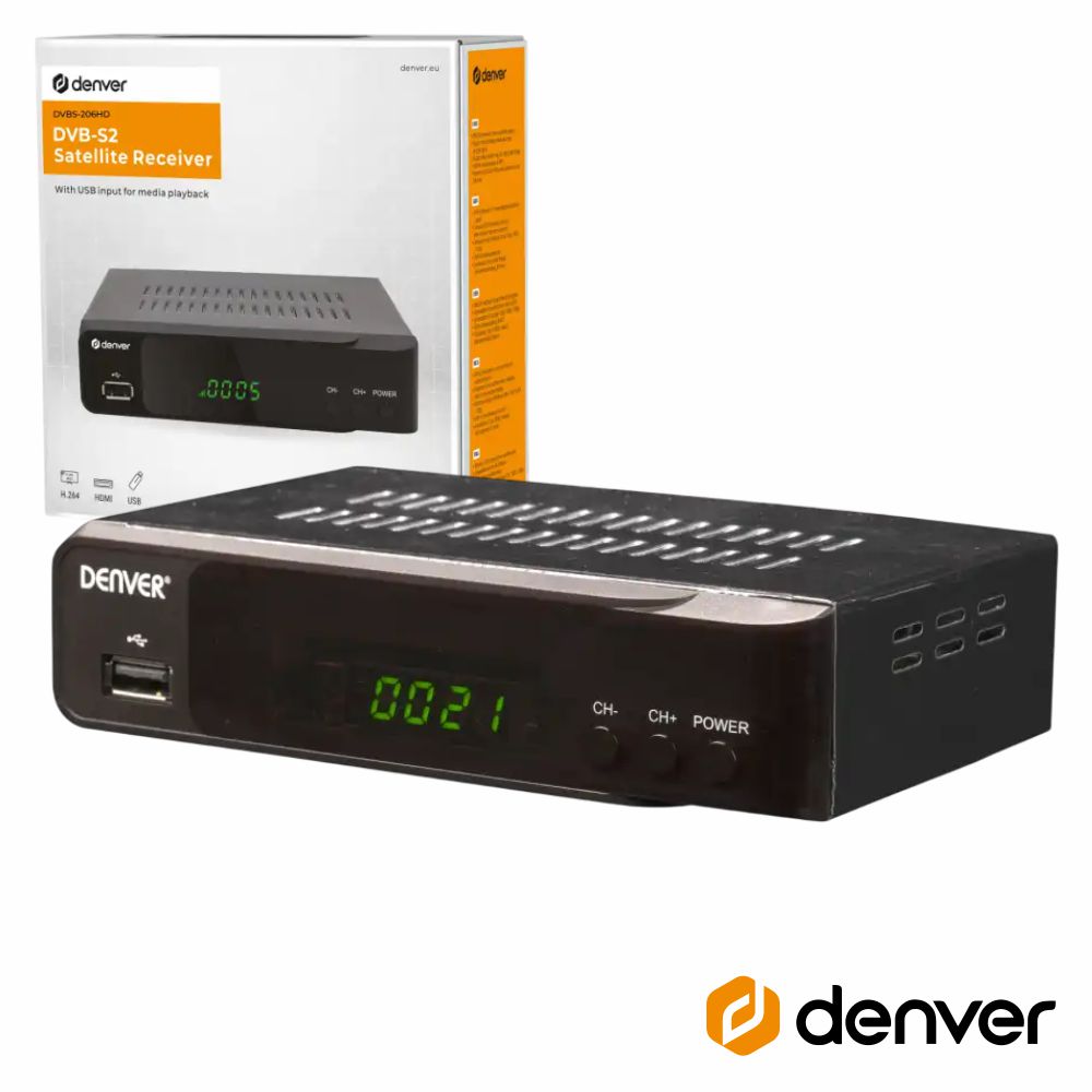 DVBS-206HD Receptor satélite Dvb-s2 Full HD 1080p