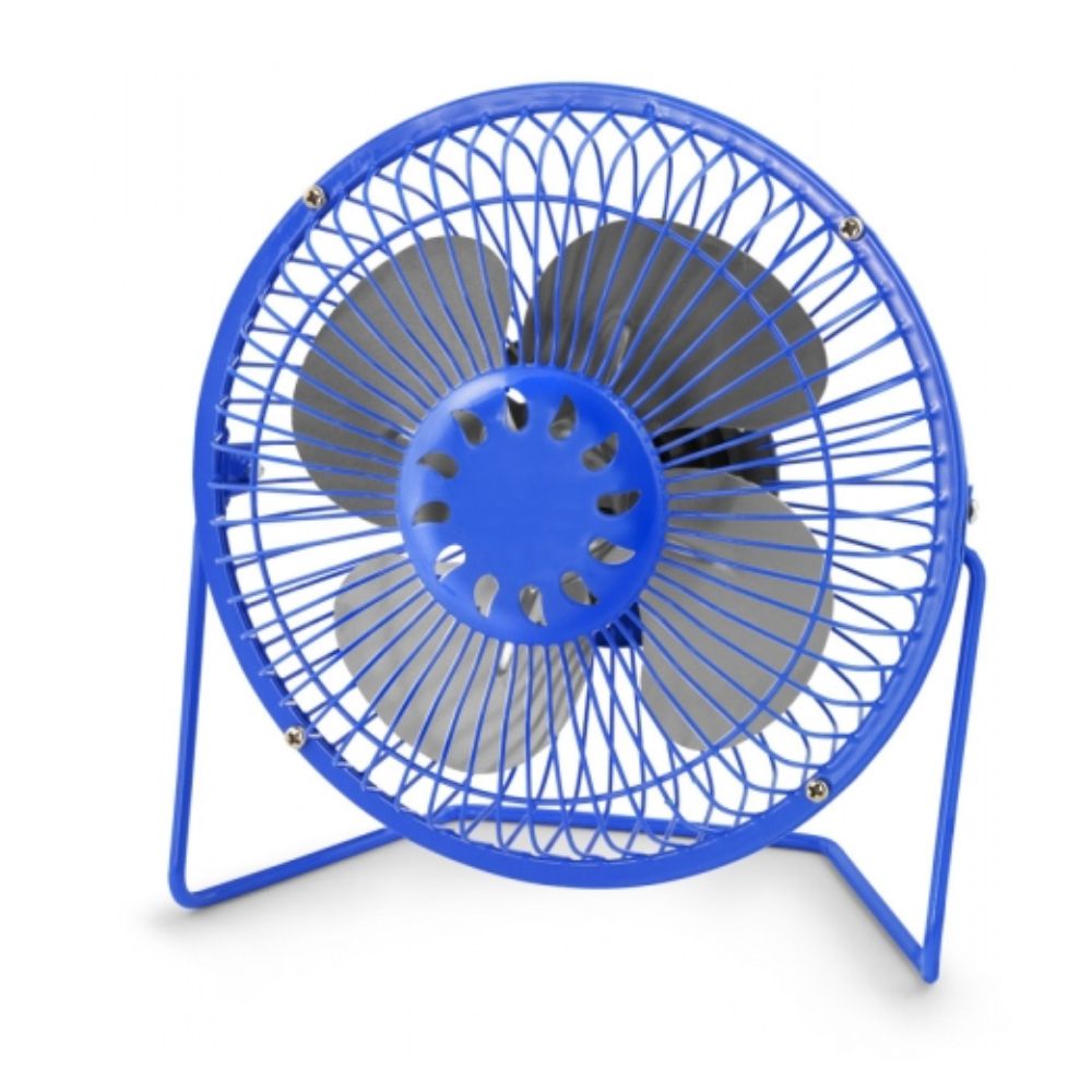 Ventoinha Secretária 6" C/ USB Azul