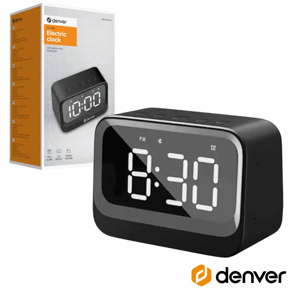 Relógio Despertador C/ Bluetooth DENVER