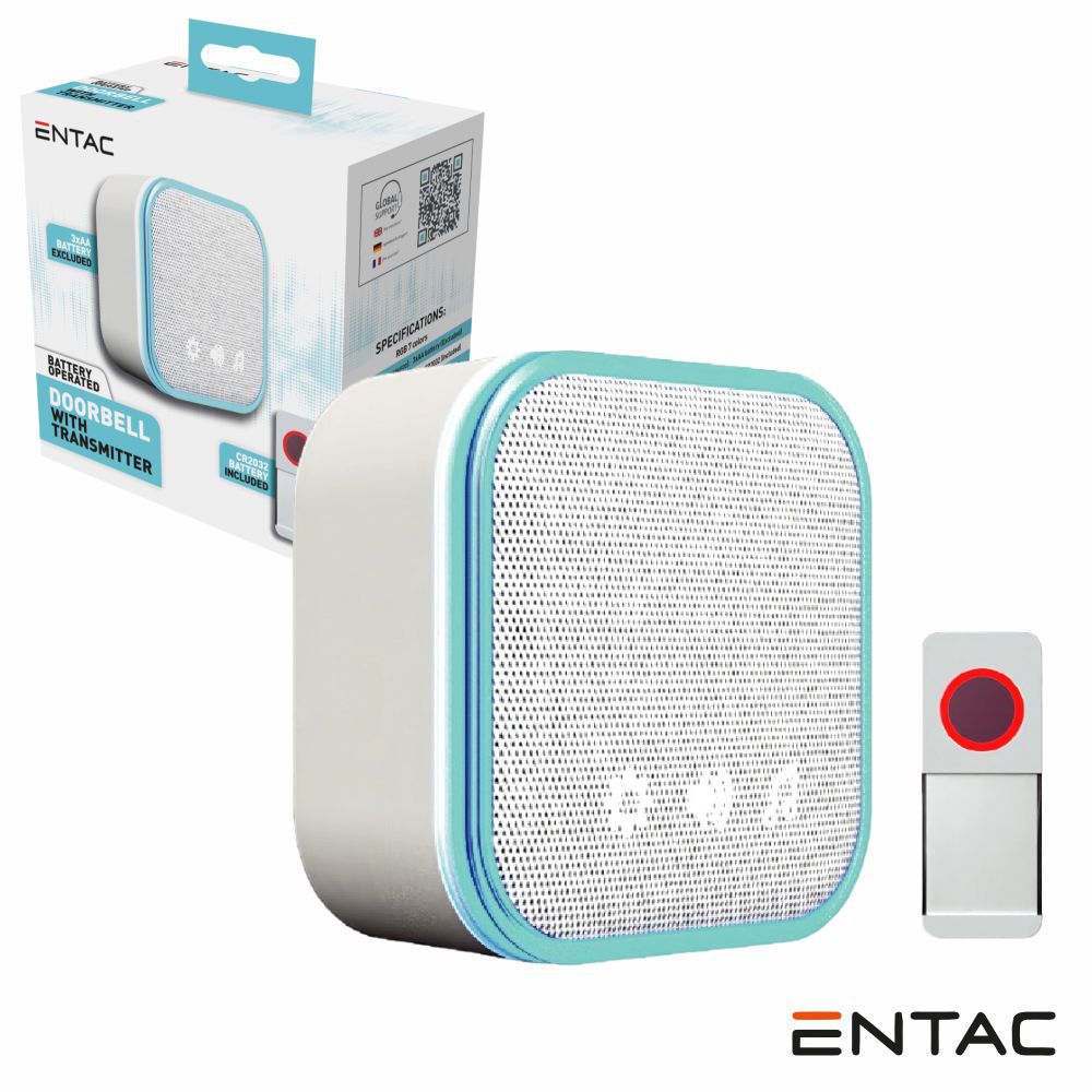 Campainha S/ Fios C/ 1 Receptor 230V 150m ENTAC