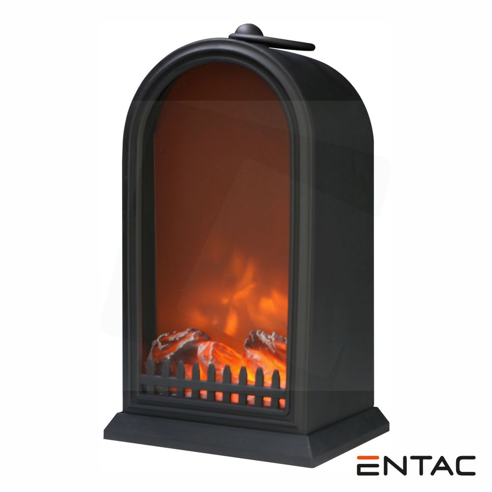 Lareira Decorativa LED a pilhas 25cm ENTAC