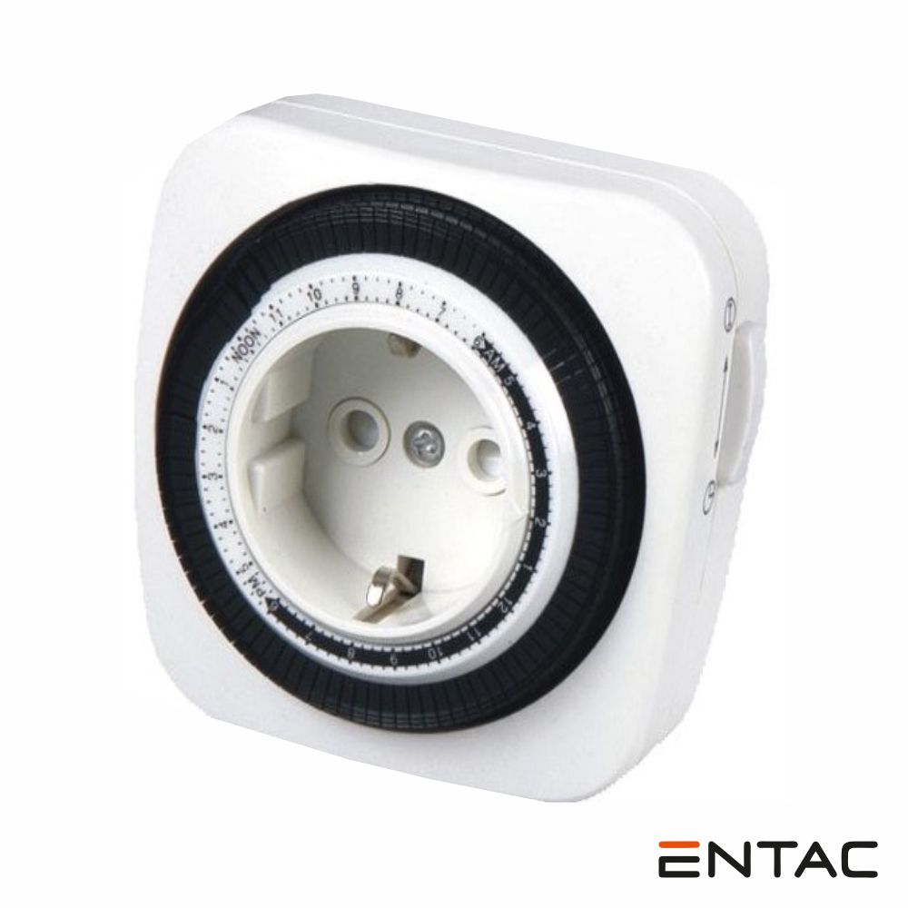Temporizador Analógico Ajustável 24h ENTAC