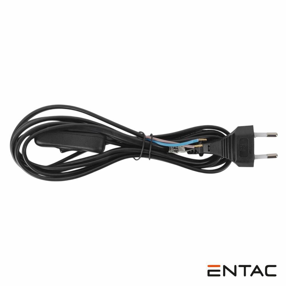 Cabo Alimentação C/ Interruptor 2.5m Preto ENTAC