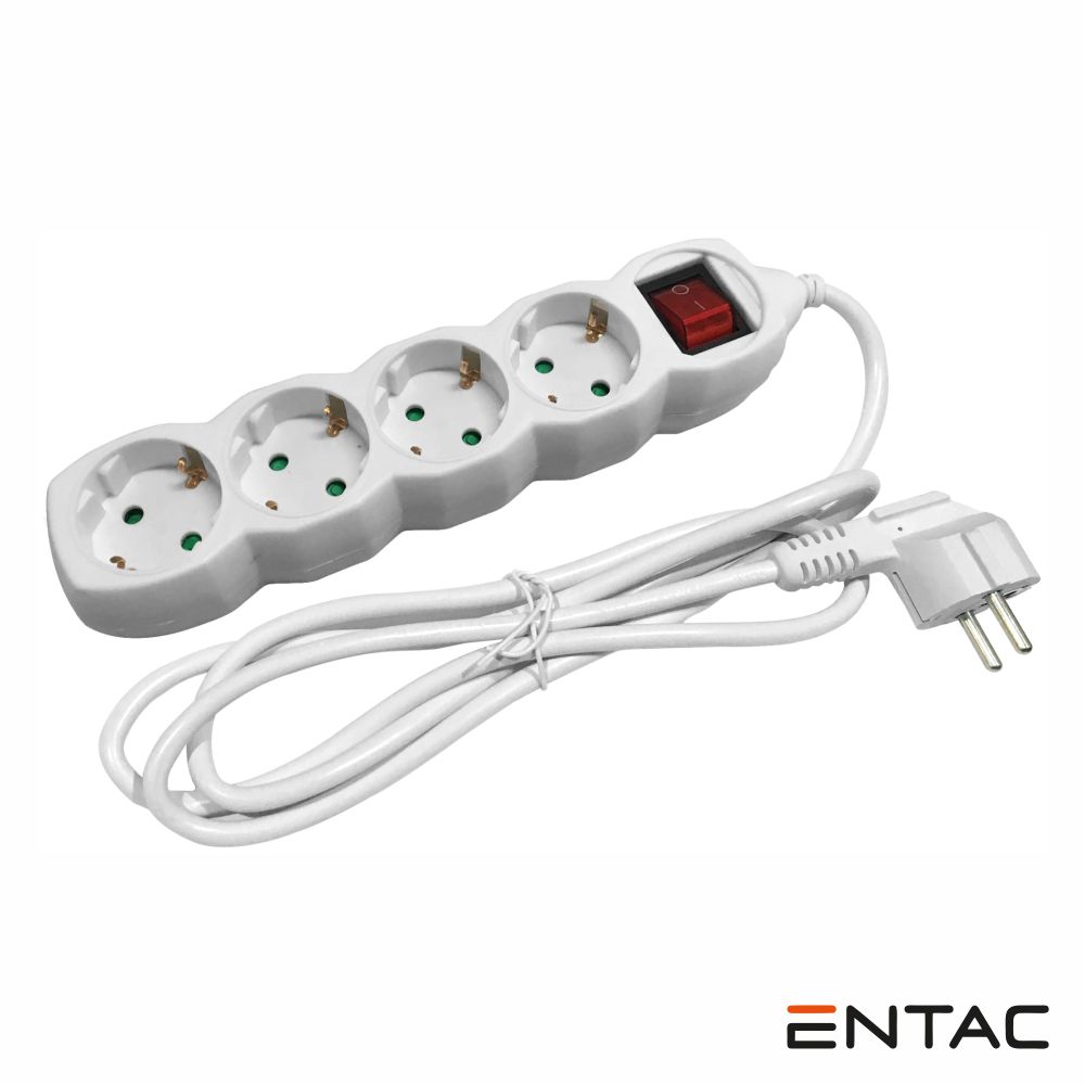 ESEG4-1.5-SW Base / extensão 4 tomadas 1.5mts com interruptor