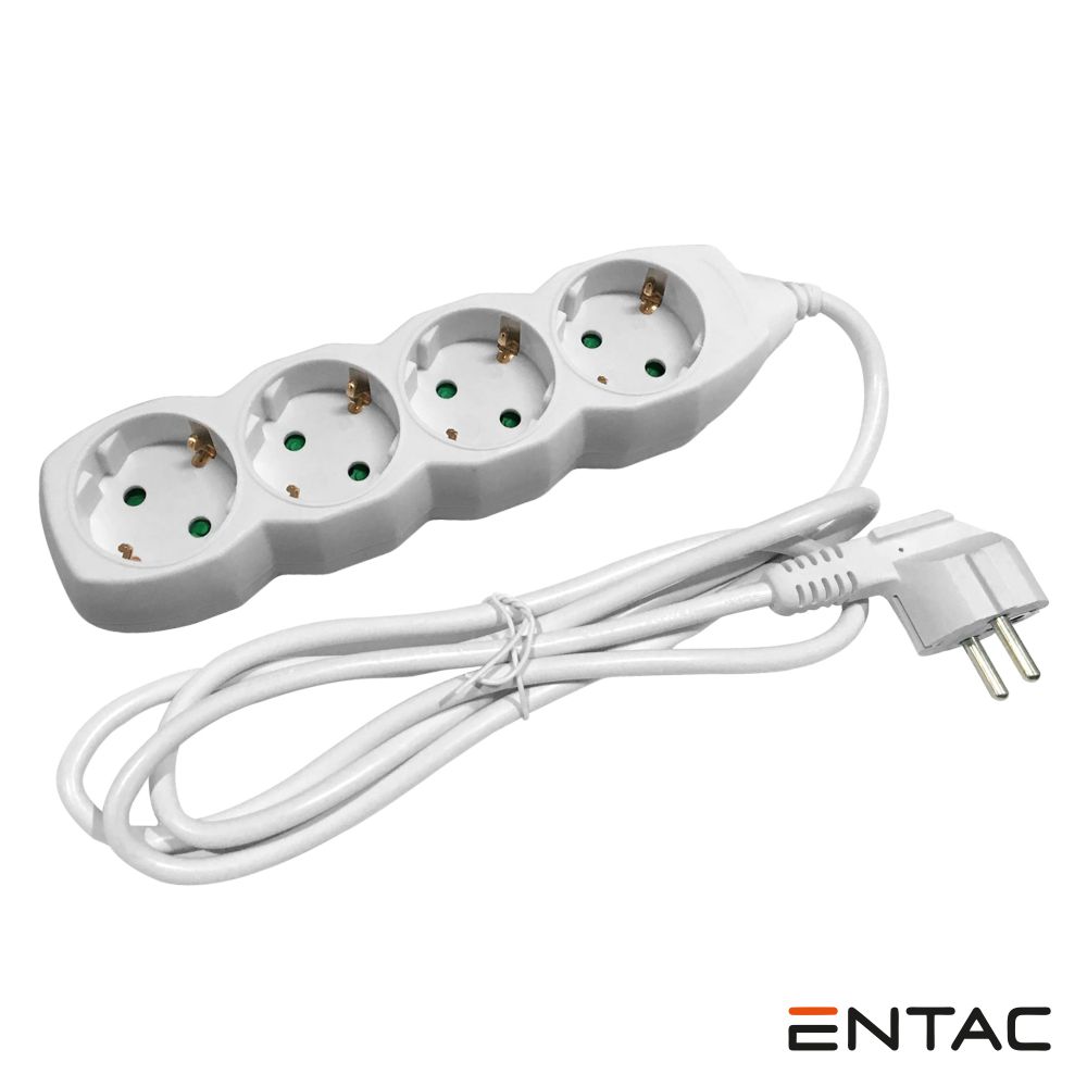 Tomada Elétrica C/ 4 Saídas 1.5m Entac