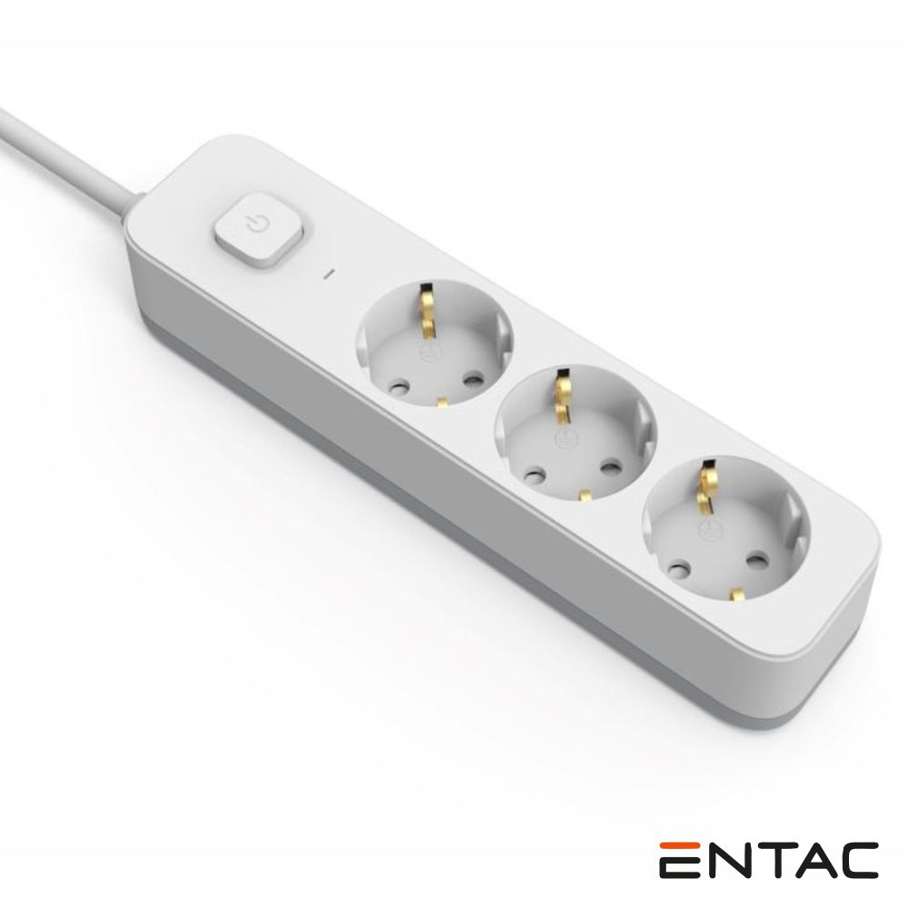 ESES1.5G3-1.5-SW Extensão eléctrica 3G1.5 3 x schuko c/ interruptor 1,5M ENTAC