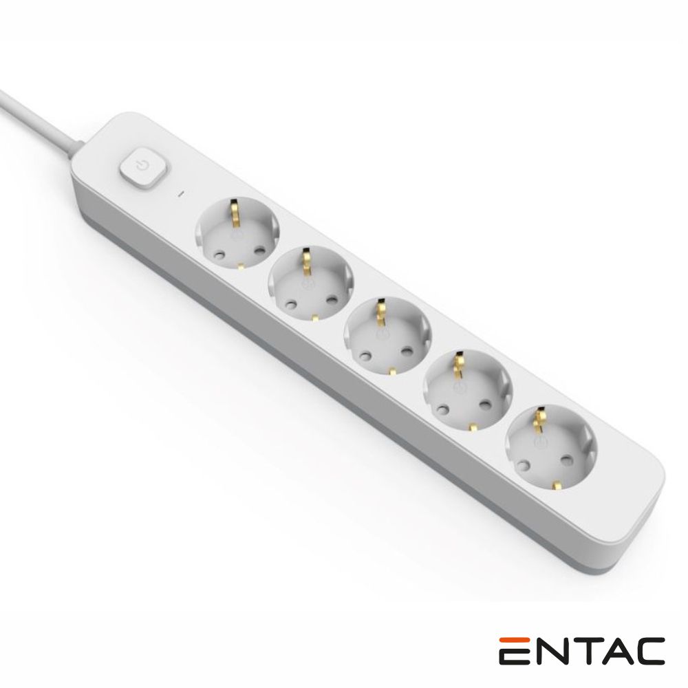 Extensão Elétrica 5x Schuko C/ Interruptor 1.5m ENTAC