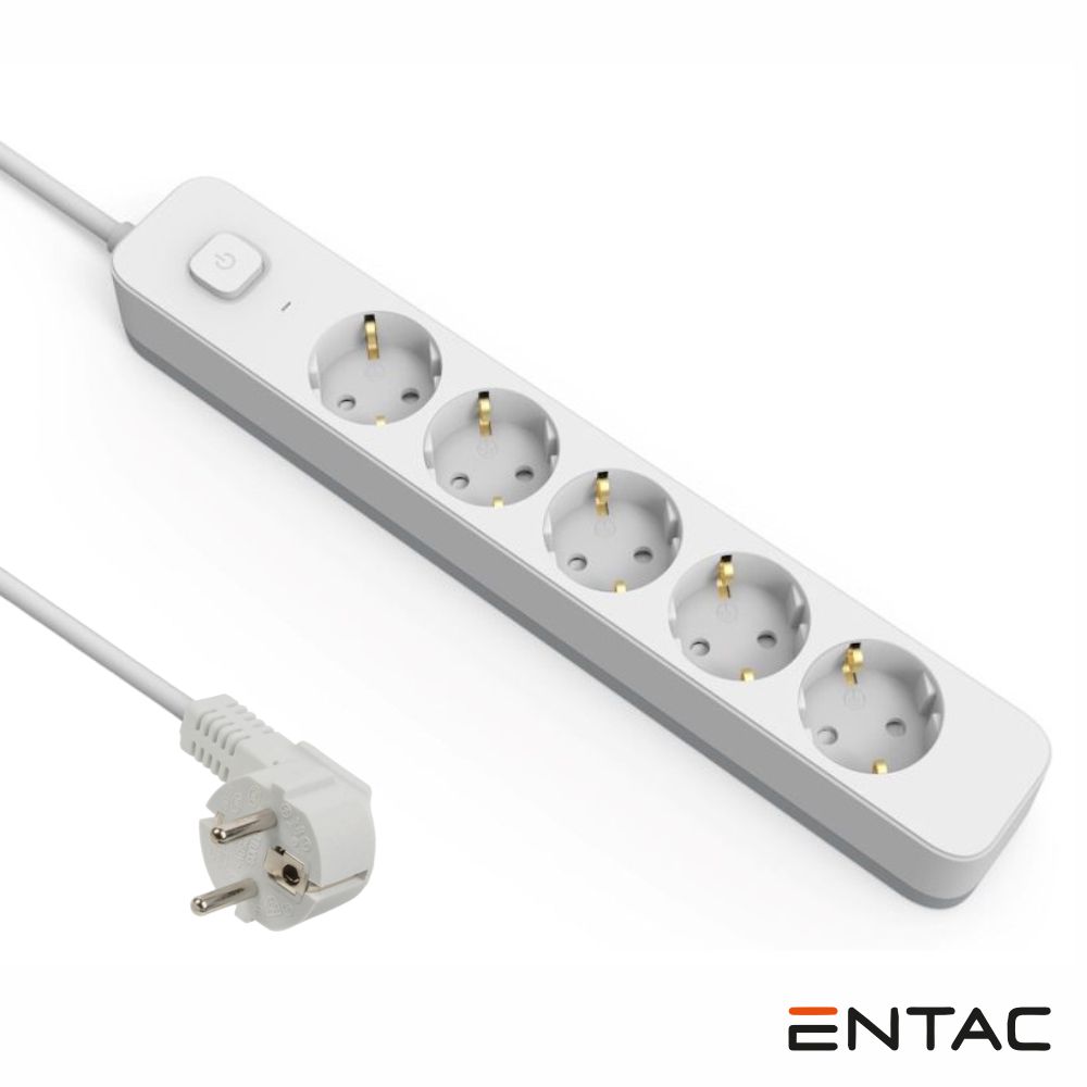 ESES1.5G5-3-SW Extensão eléctrica 3G1.5 5 x schuko c/ interruptor 3M ENTAC
