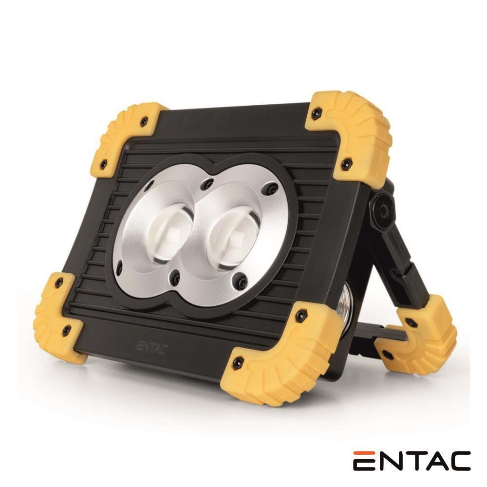 Foco LED Portátil Recarregável 6W+1W 240lm IP65 ENTAC