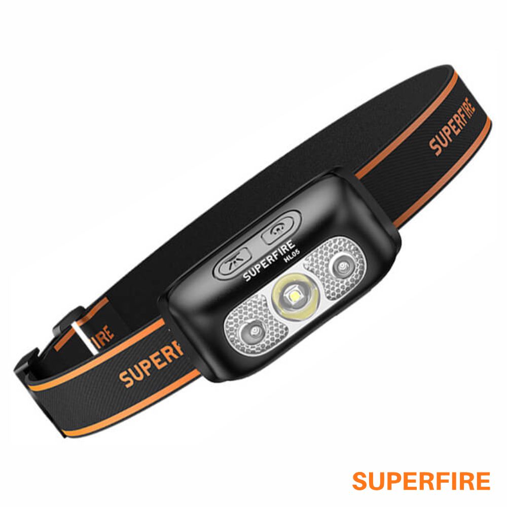 HL05-D Lanterna de cabeça 2W 110lm IP44 SUPERFIRE