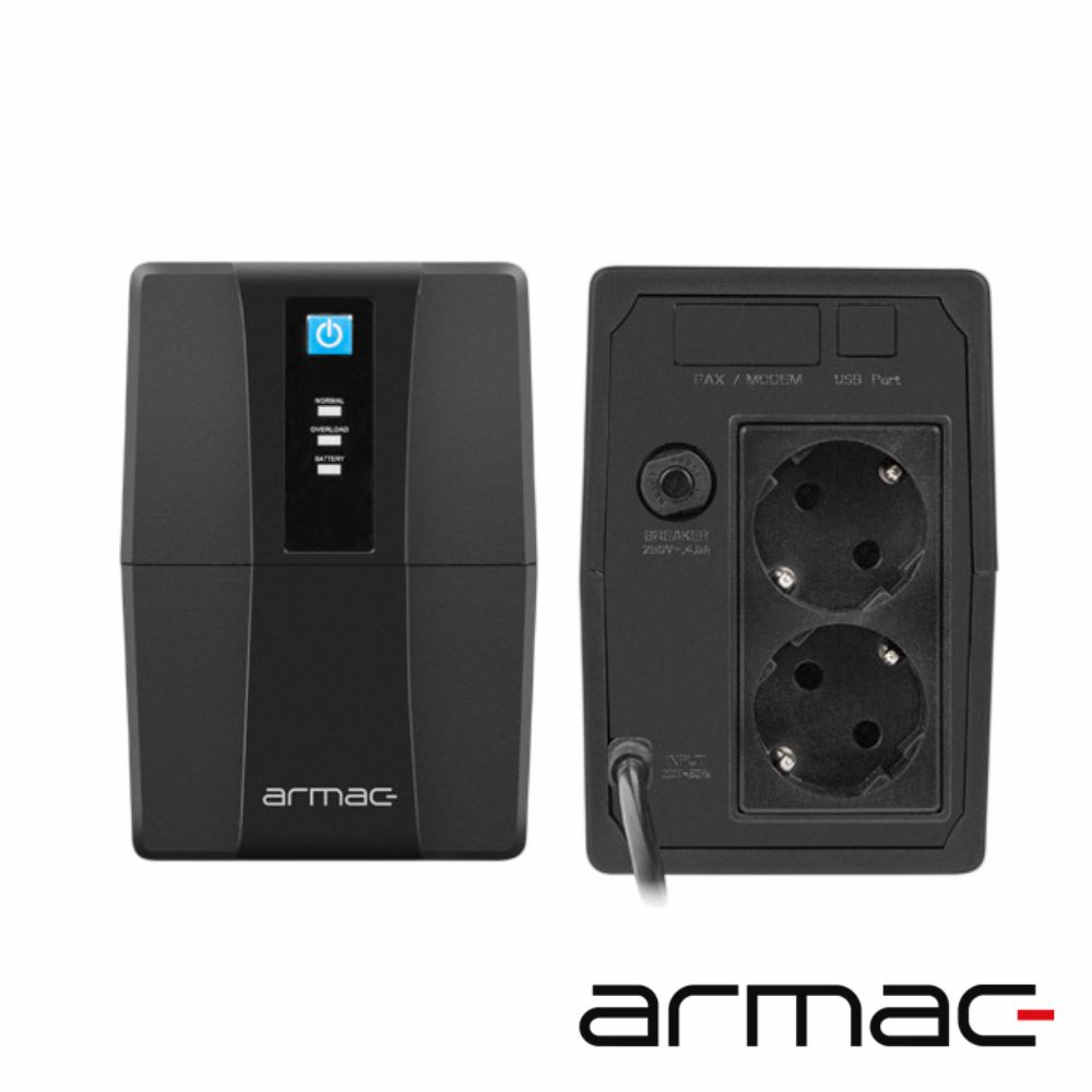 UPS Interativa LED 650VA 390W 2xSchuko ARMAC