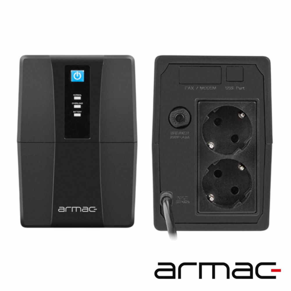 UPS Interativa 850VA 480W 230V 2xSchuko ARMAC