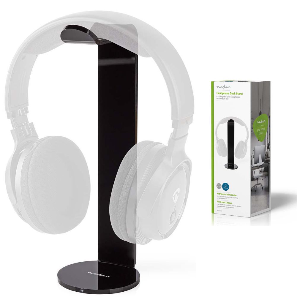Suporte P/ Auscultadores 87x244mm Preto NEDIS