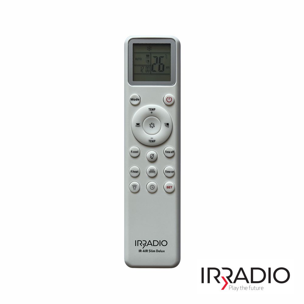 Comando Para Ar Condicionado Slim Deluxe Universal IRRADIO