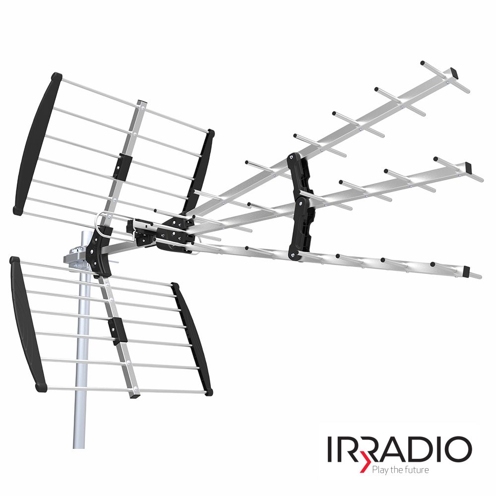 Antena Tdt Exterior UHF 23 Elementos 17db Filtro Lte 5G