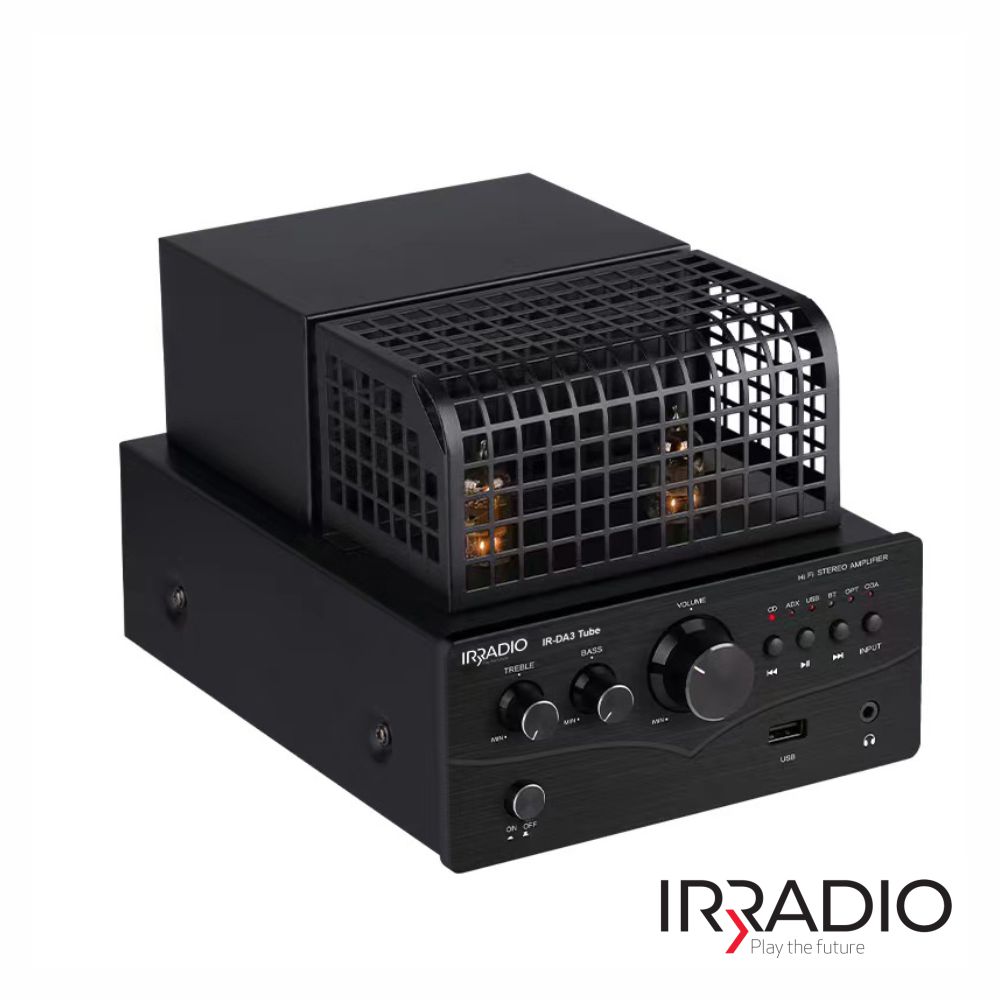 Amplificador A Válvulas 2x25W Vintage USB/AUX IRRADIO