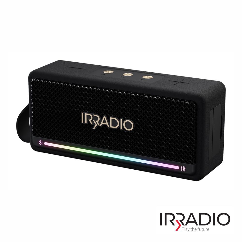 Coluna Bluetooth Portátil 28W USB/BT/TWS LED RGB IRRADIO