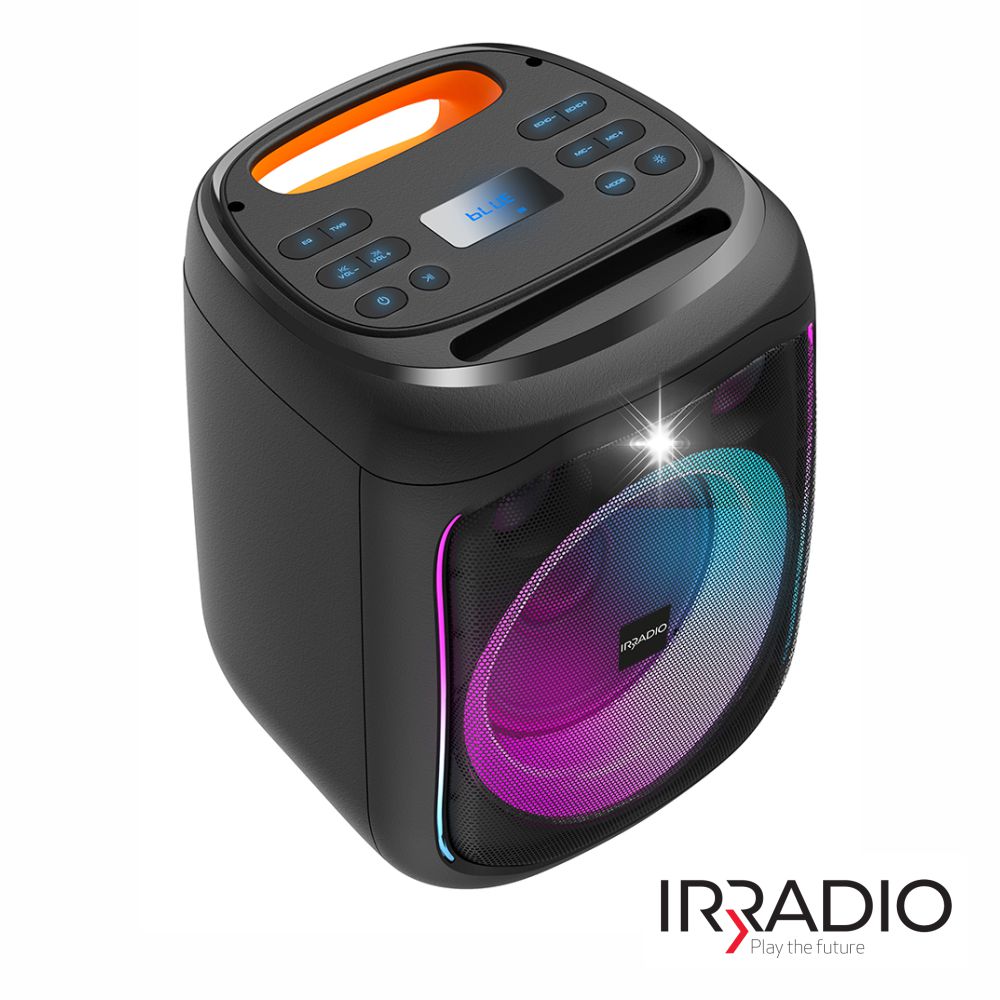 Coluna Amplificada 6" Bluetooth Bat/USB/AUX/SD/TWS RGB