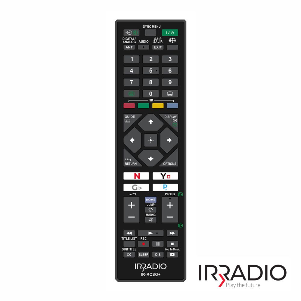 Comando Universal Lcd/LED SONY Smart TV