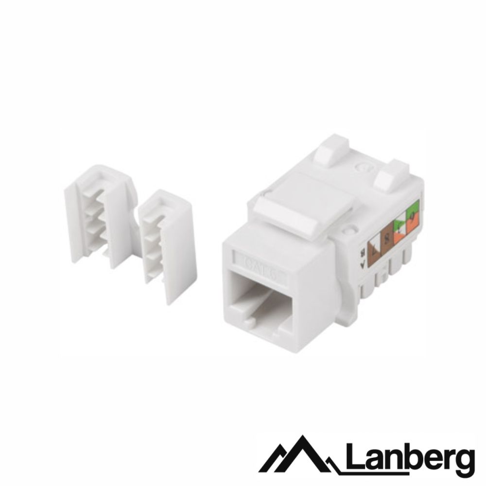 Ficha RJ45 Modular 8P8C CAT6 Keystone LANBERG