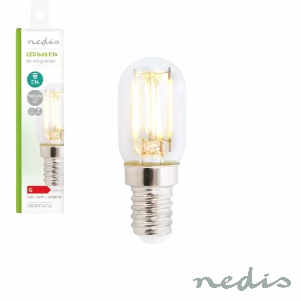 Lâmpada LED E14 T22 1.5W 1800K 100lm Frigorífico NEDIS