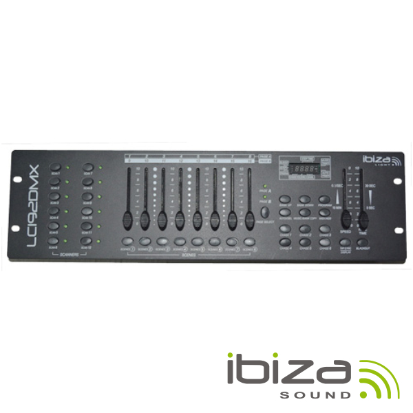 CONTROLADOR DMX 192 CANAIS IBIZA