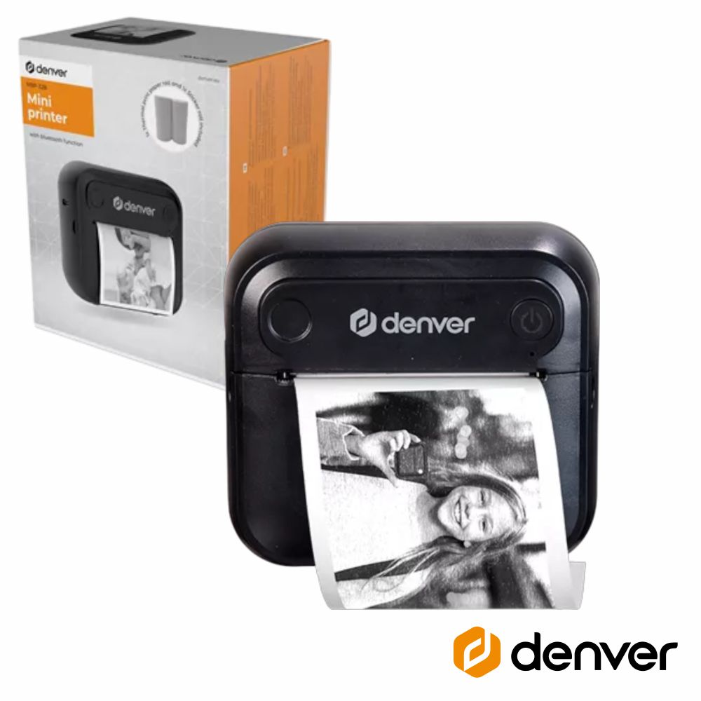 Impressora Térmica Portátil USB-C/Bluetooth DENVER