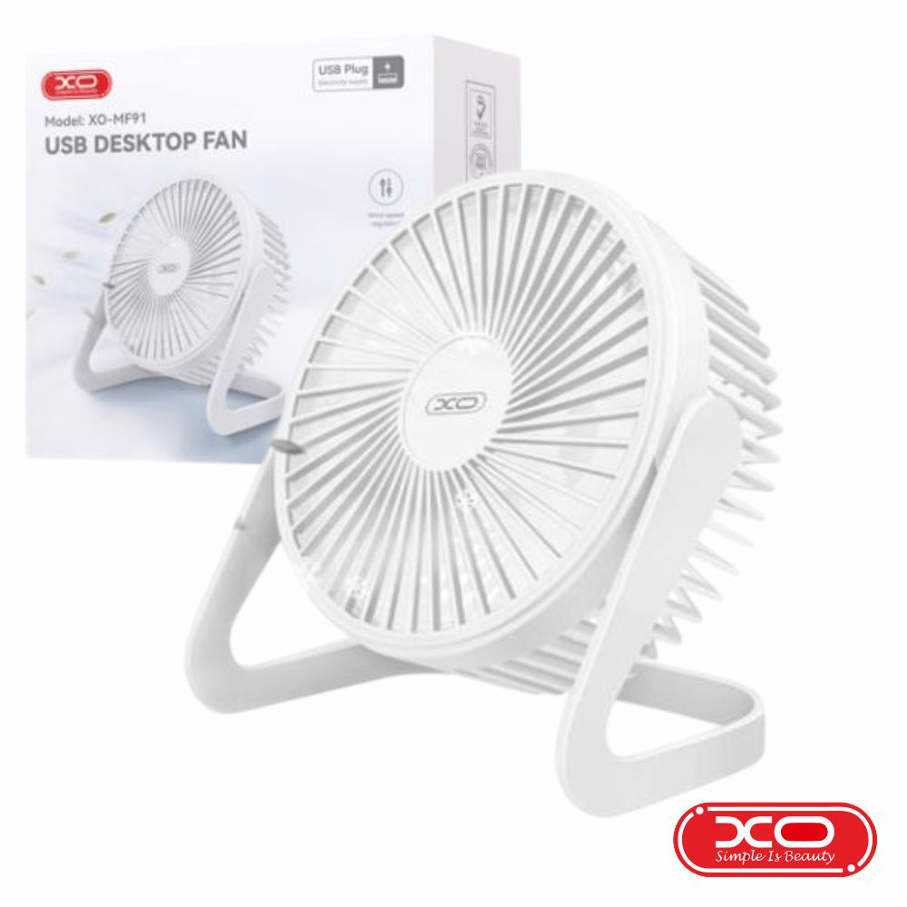 Ventoinha Secretária 4W Branco XO