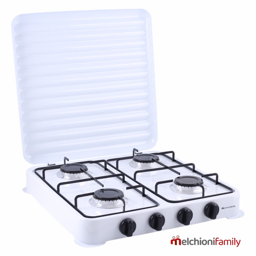 Fogão Gás Com 4 Queimadores Branco MelchioniFamily