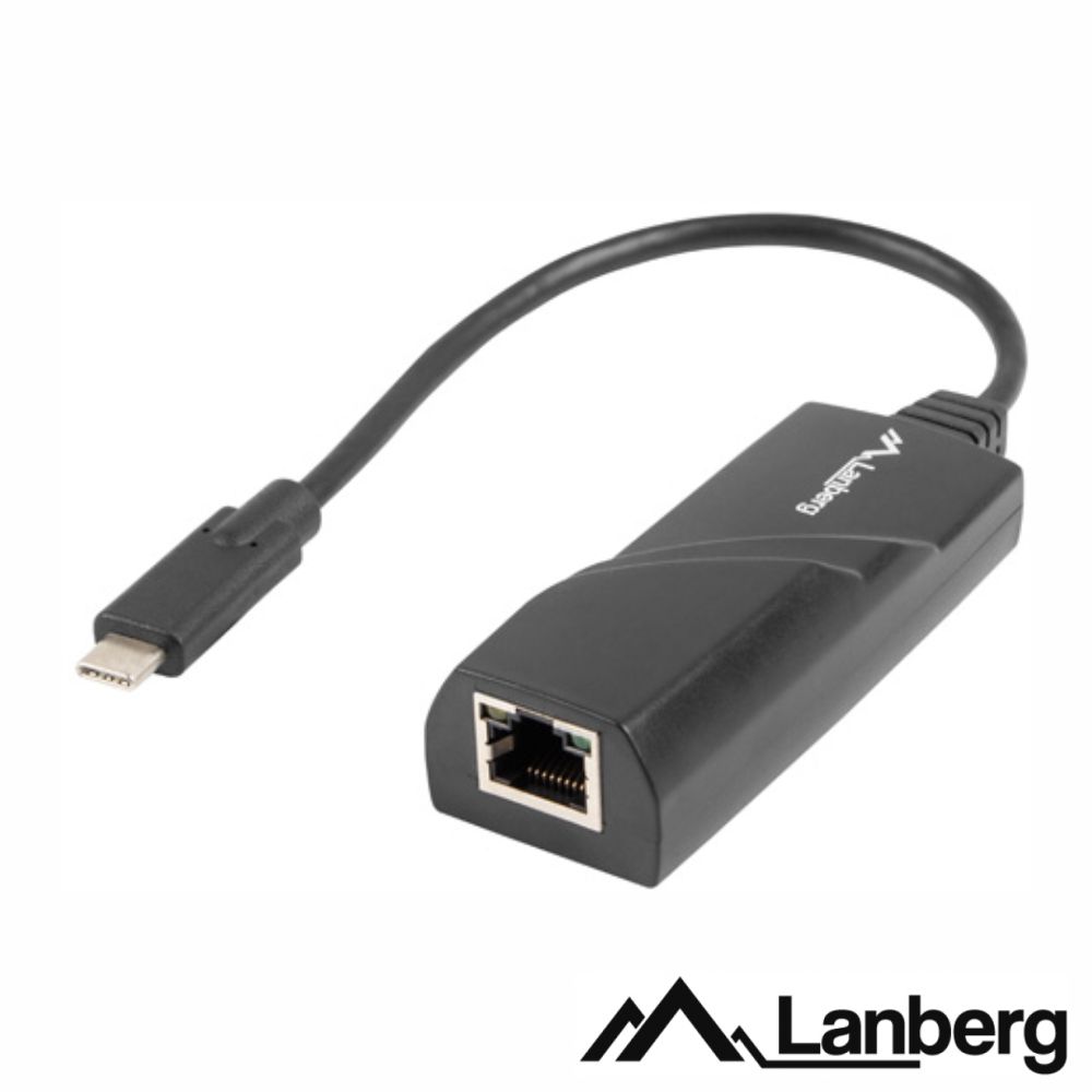 Cabo Adaptador USB-C 3.1/ RJ45 1GB LANBERG