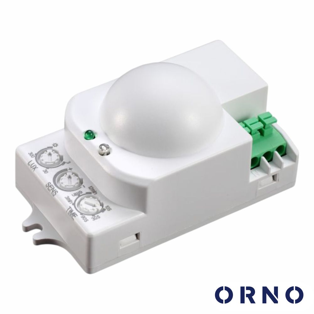 Detetor De Movimento Por Micro-Ondas 1200W 360º IP20 ORNO