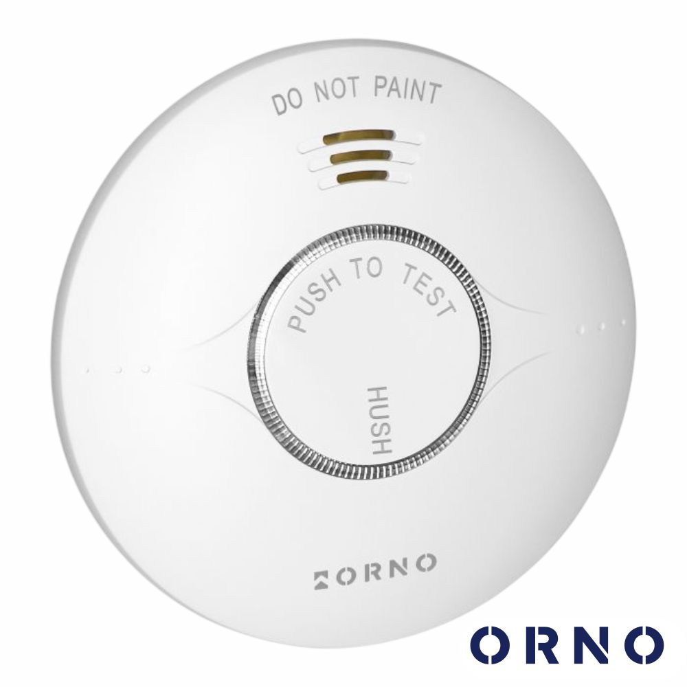 Detetor De Fumo S/ Fios 1xCR123A IP20 ORNO